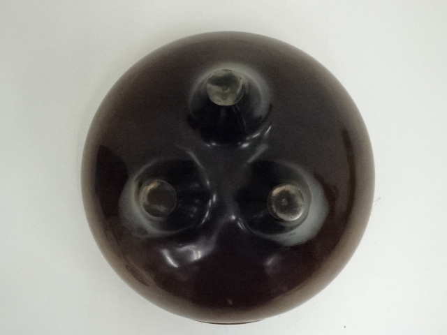  鋳物師　秀峰造　唐銅朝鮮風炉釜（共箱）